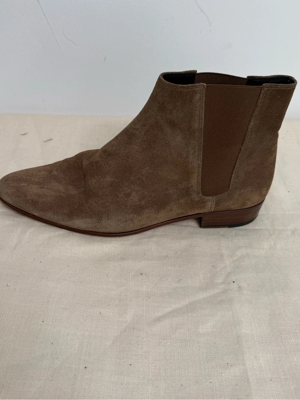 The Kooples Men's Sz FR 43 US 9,5-10 UK 9-Chestnut Brown Chelsea Leather Boots